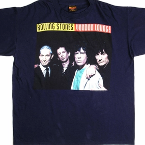 VINTAGE ROLLING STONES VOODOO LOUNGE TOUR TEE SHIRT 1994 SIZE XL MADE IN USA Lightweight Shirt