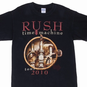 Cool Vibes VINTAGE RUSH TIME MACHINE TOUR 2010 TEE SHIRT SMALL
