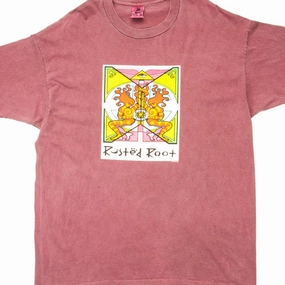 VINTAGE RUSTED ROOT TEE SHIRT 1999 SIZE XL MADE IN USA Non Toxic Materials