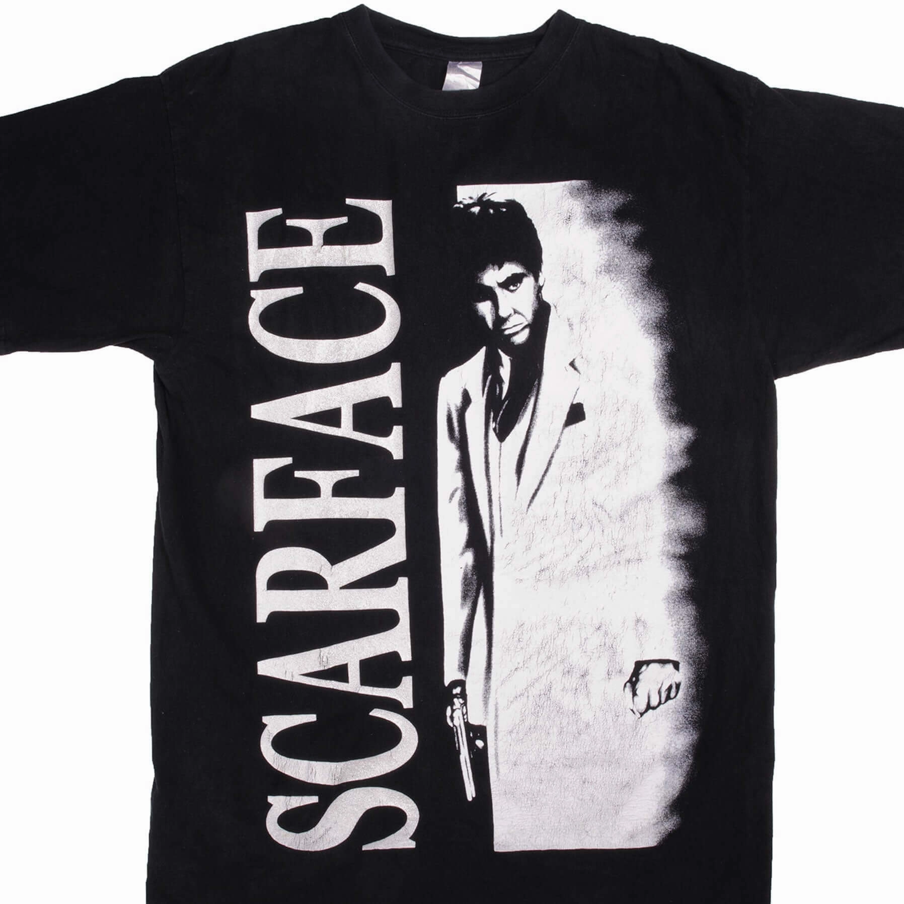 Chic and Cozy Glossy Look VINTAGE SCARFACE MOVIE TEE SHIRT SIZE LARGE