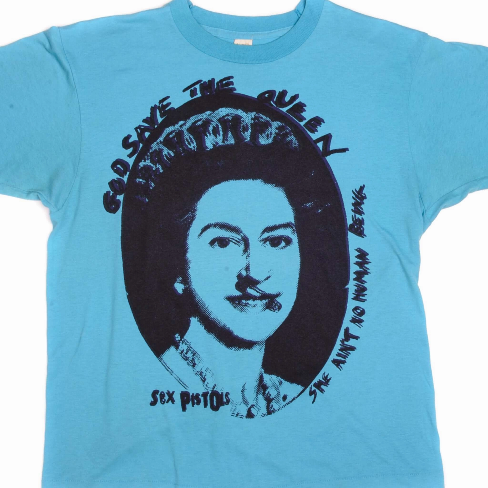 Fashion-Forward Fit VINTAGE SEX PISTOLS GOD SAVE THE QUEEN TEE SHIRT 80s SIZE MEDIUM MADE IN USA