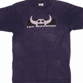 Water Based Ink Comfortable fit VINTAGE SKATEBOARD TOY MACHINE TEE SHIRT SIZE MEDIUM 1990s