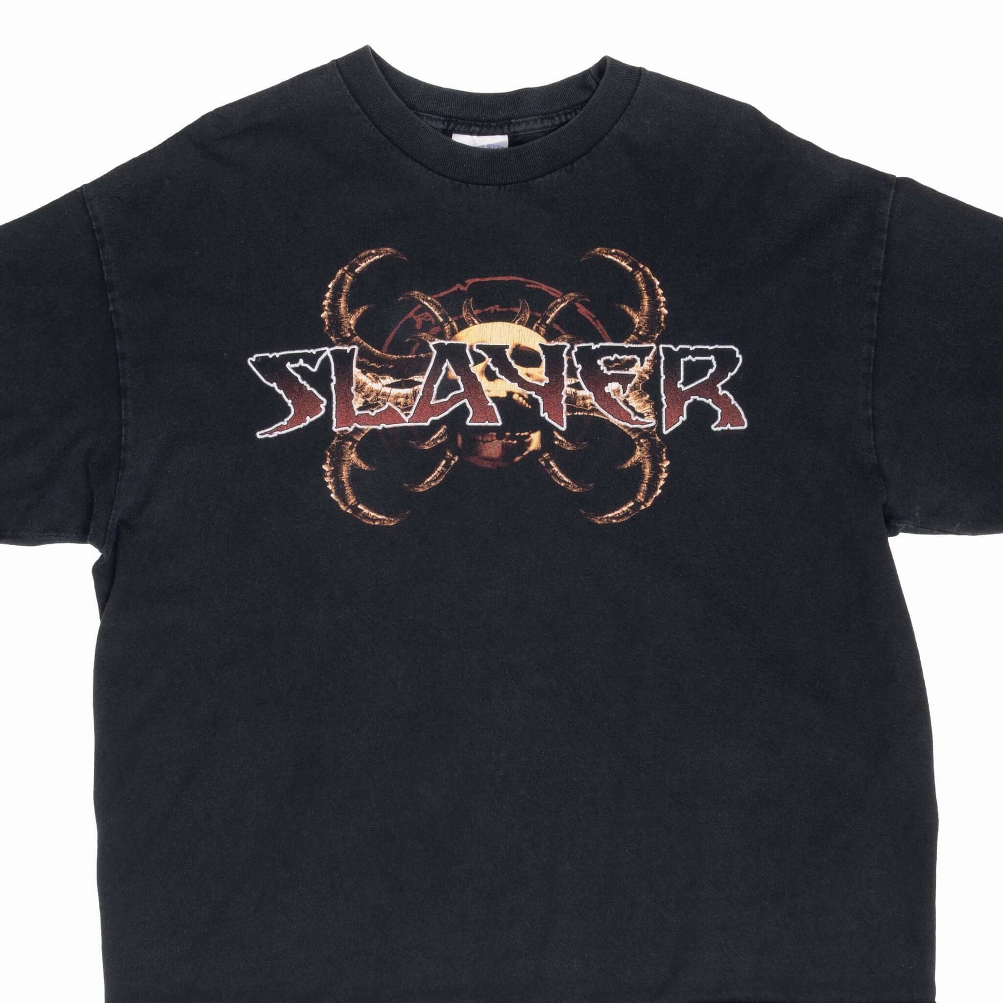 Everyday Layering VINTAGE SLAYER 2000 BLACK TEE SHIRT SIZE XL