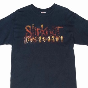 Lightweight Fabric VINTAGE SLIPKNOT 2006 BLACK TEE SHIRT SIZE LARGE