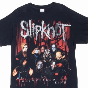 Soft Breathable VINTAGE SLIPKNOT WE ARE NOT YOUR KIND TOUR 2019 TEE SHIRT MEDIUM
