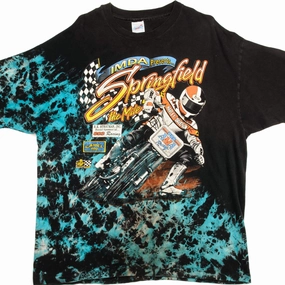 simple design VINTAGE SPRINGFIELD THE MILE TEE SHIRT 1994 SIZE XL