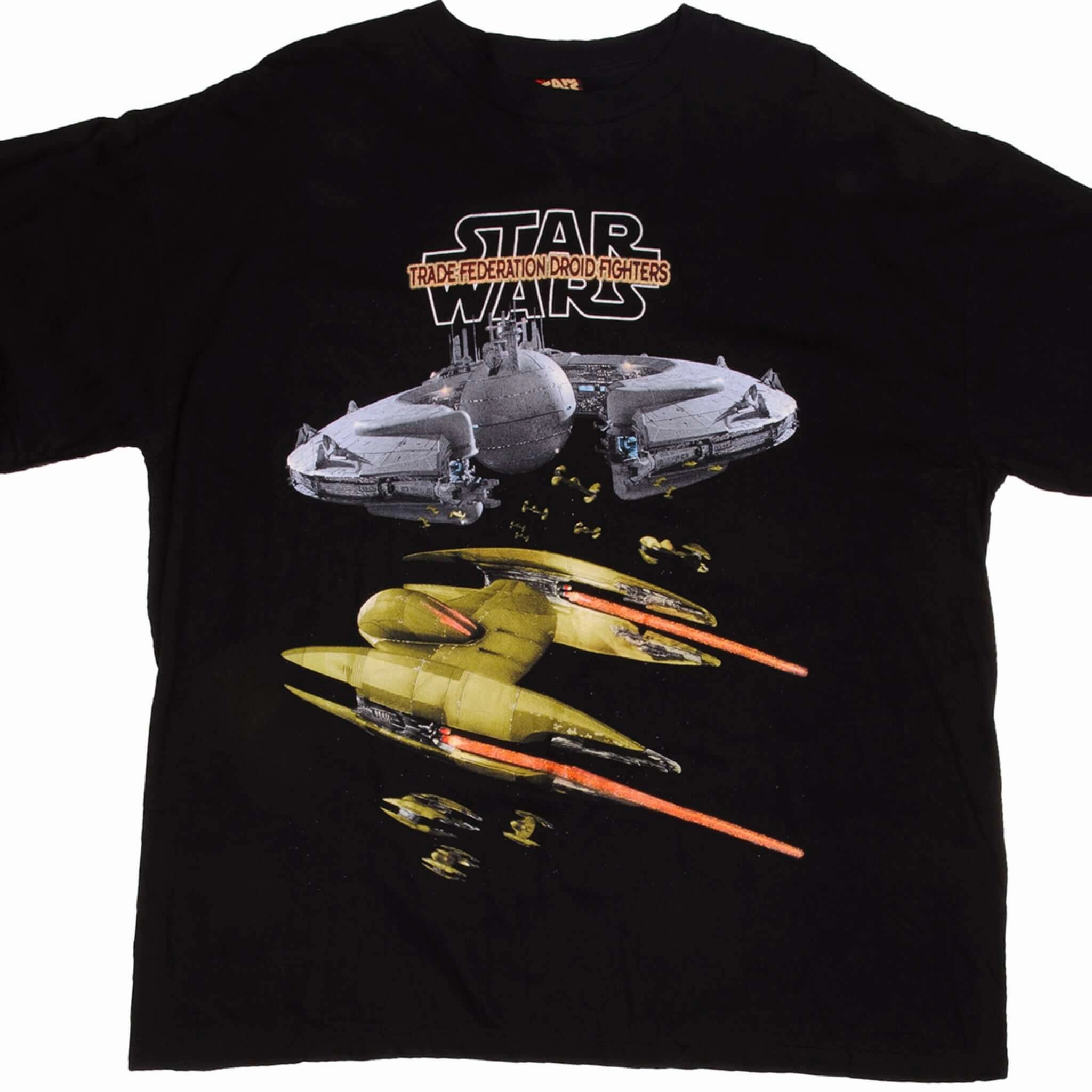 Breathable Performance Fit Comfort and Breathable VINTAGE STAR WARS EPISODE 1 THE PHANTOM MENACE TEE SHIRT 2000s 2XL MADE USA