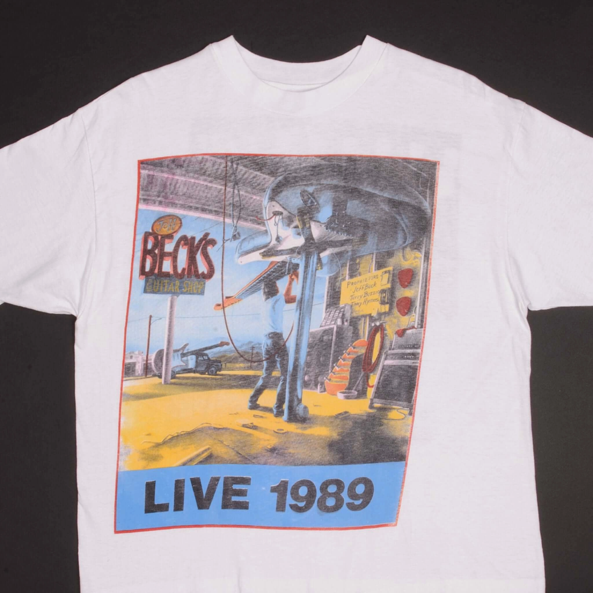 VINTAGE STEVIE RAY VAUGHAN 1989 TEE SHIRT SIZE LARGE MADE IN USA Luxury exclusivity SoftTouchFinish