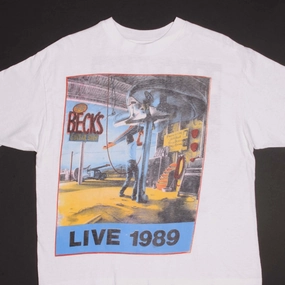 VINTAGE STEVIE RAY VAUGHAN 1989 TEE SHIRT SIZE LARGE MADE IN USA Luxury exclusivity SoftTouchFinish