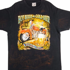 Cozy Wearable Breathable Stretch VINTAGE STURGIS BLACK HILLS RALLY TEE SHIRT 1998 SIZE LARGE MADE IN USA