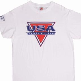 Relaxed Style Floral Pattern VINTAGE NIKE USA TRACK & FIELD 1994 CHAMPION TEE SHIRT SIZE XL MADE IN USA