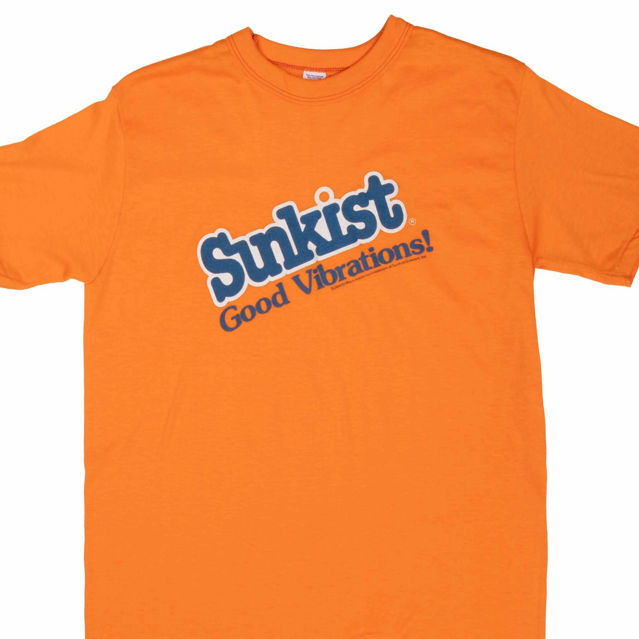 Breathable Wearable VINTAGE SUNKIST ORANGE SODA 1980S TEE SHIRT MEDIUM DEADSTOCK