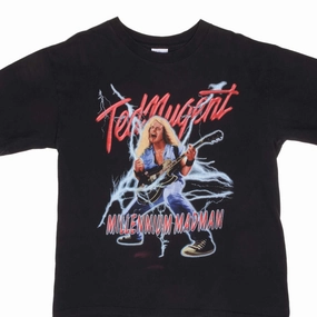 Classic Comfort VINTAGE TED NUGENT MILLENIUM MADMAN TEE SHIRT 1990S SIZE LARGE
