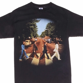VINTAGE THE BEATLES ABBEY ROAD TEE SHIRT 1999 SIZE MEDIUM quick dry Award-winning