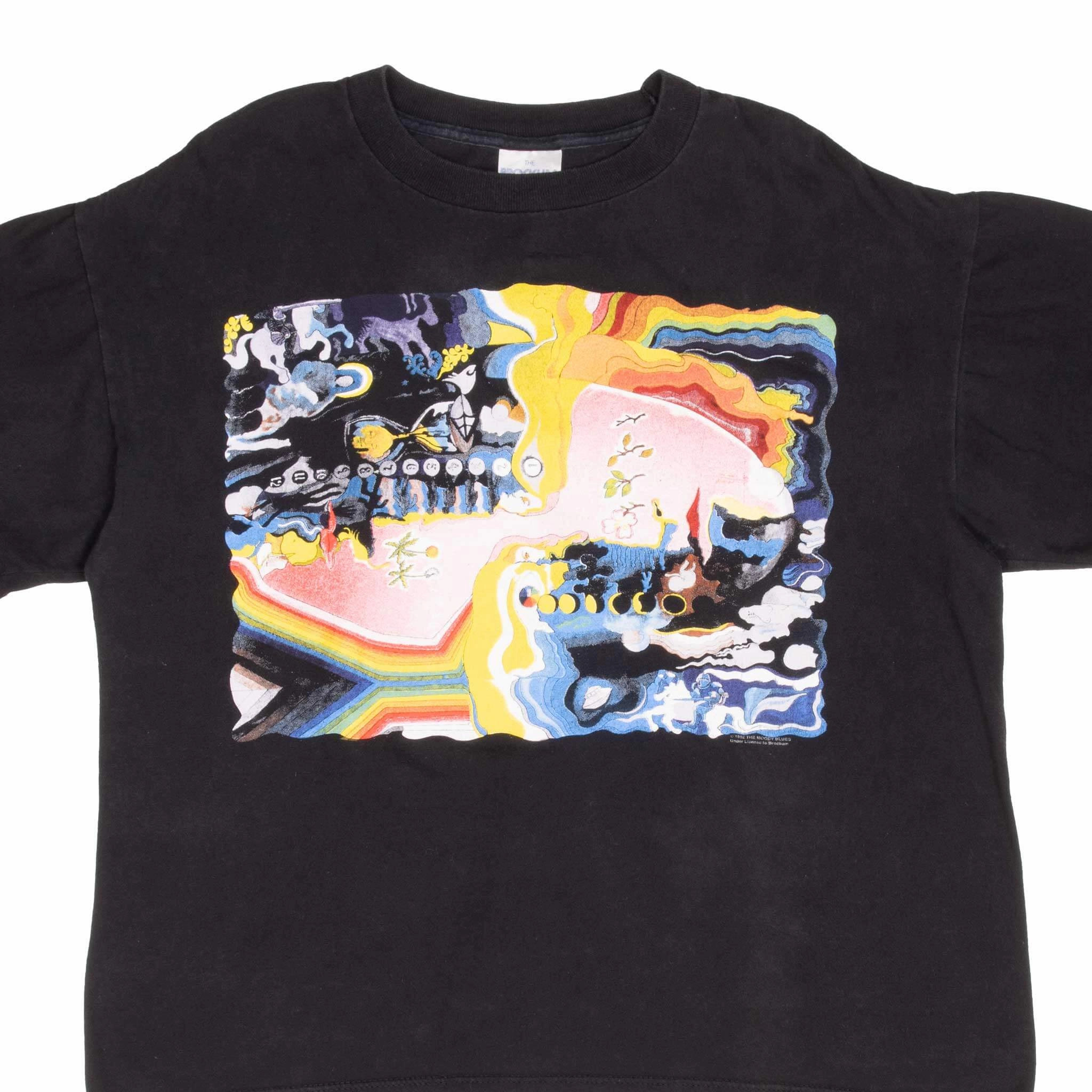 VINTAGE THE MOODY BLUES 1992 TEE SHIRT LARGE MADE IN USA Minimalist fashion
