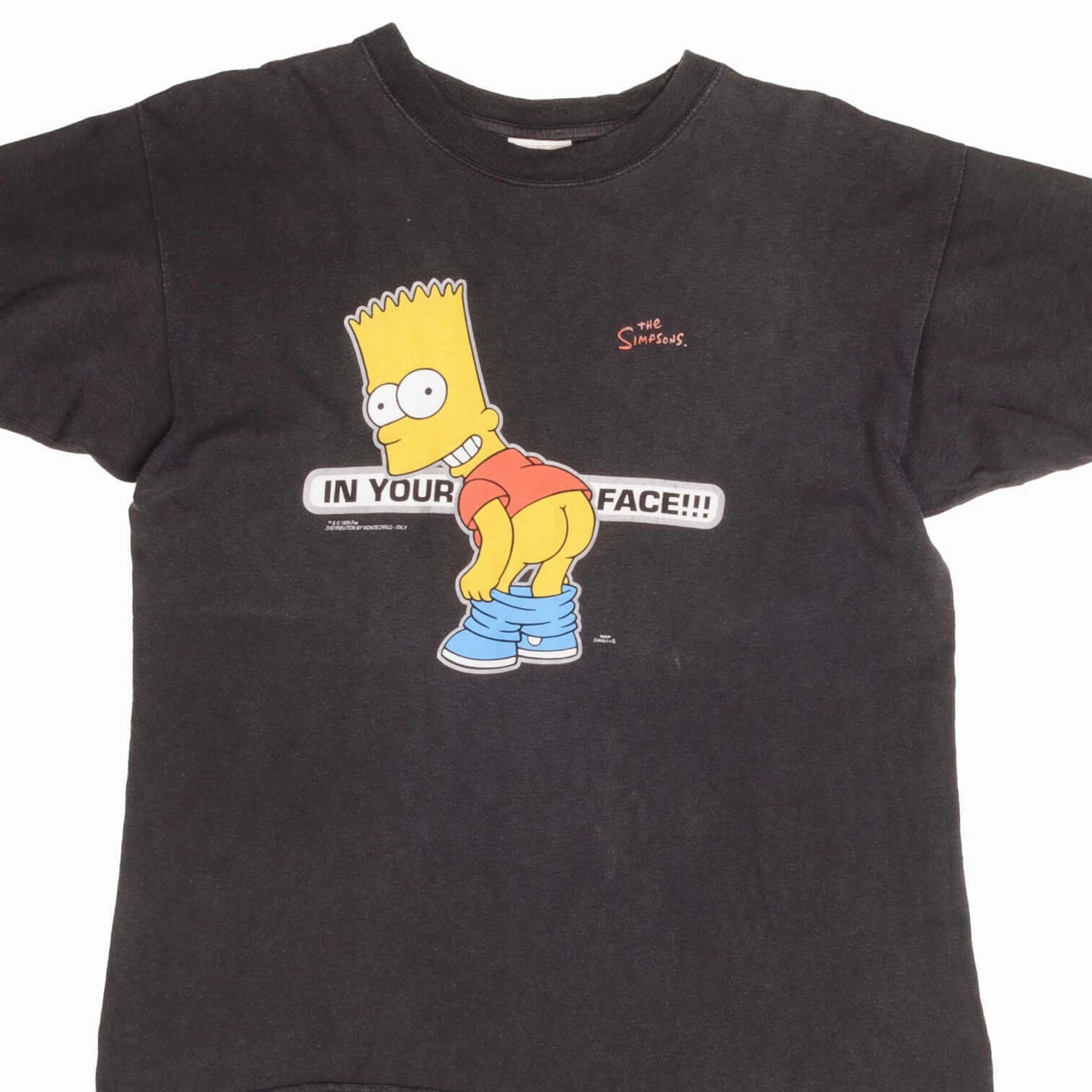 Floral freshness VINTAGE THE SIMPSONS BART IN YOUR FACE TEE SHIRT 1999 SIZE MEDIUM