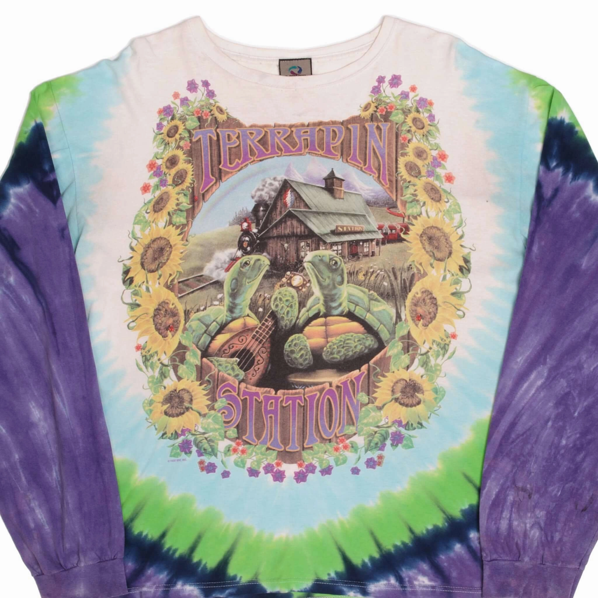 VINTAGE TIE DYE GRATEFUL DEAD LONG SLEEVE TEE SHIRT 1999 SIZE XL QuickDry Material Outdoor Comfort Style