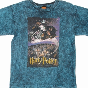 Light and Soft Lightweight Shirt VINTAGE TIE-DYE HARRY POTTER TEE SHIRT 2000 SIZE MEDIUM