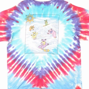 VINTAGE TIE-DYE THE GRATEFUL DEAD TEE SHIRT 1990 SIZE XL MADE IN USA Easy Wear Style