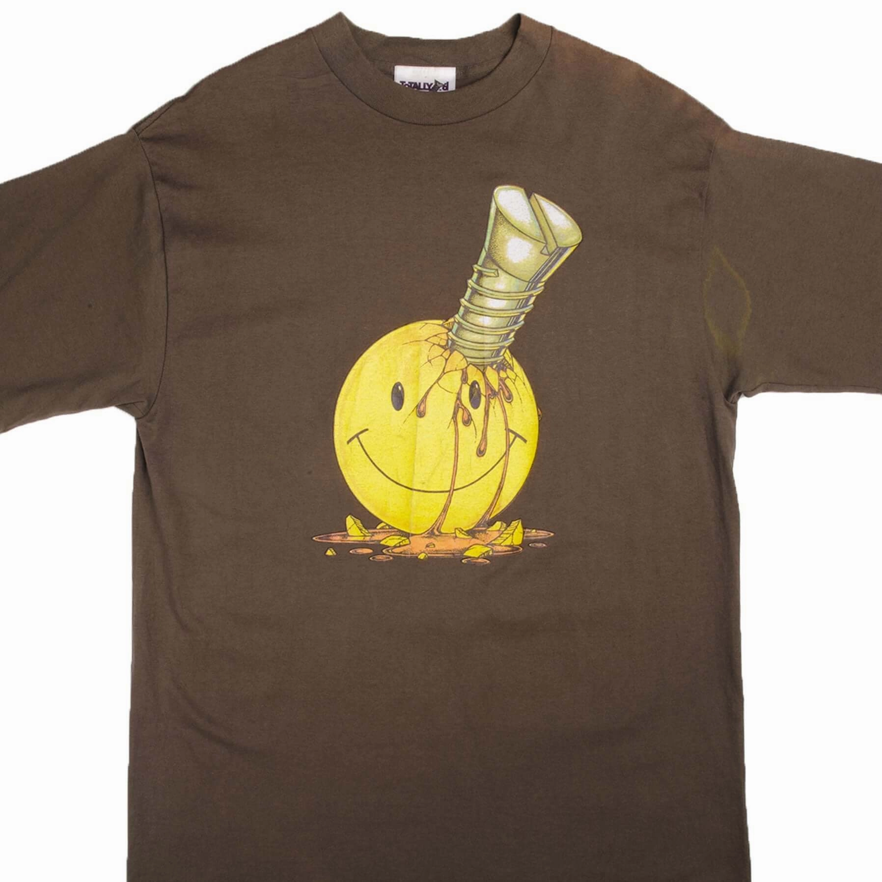 VINTAGE TOTALLY SCREWED 90S TEE SHIRT SIZE LARGE MADE IN USA Breathable Material