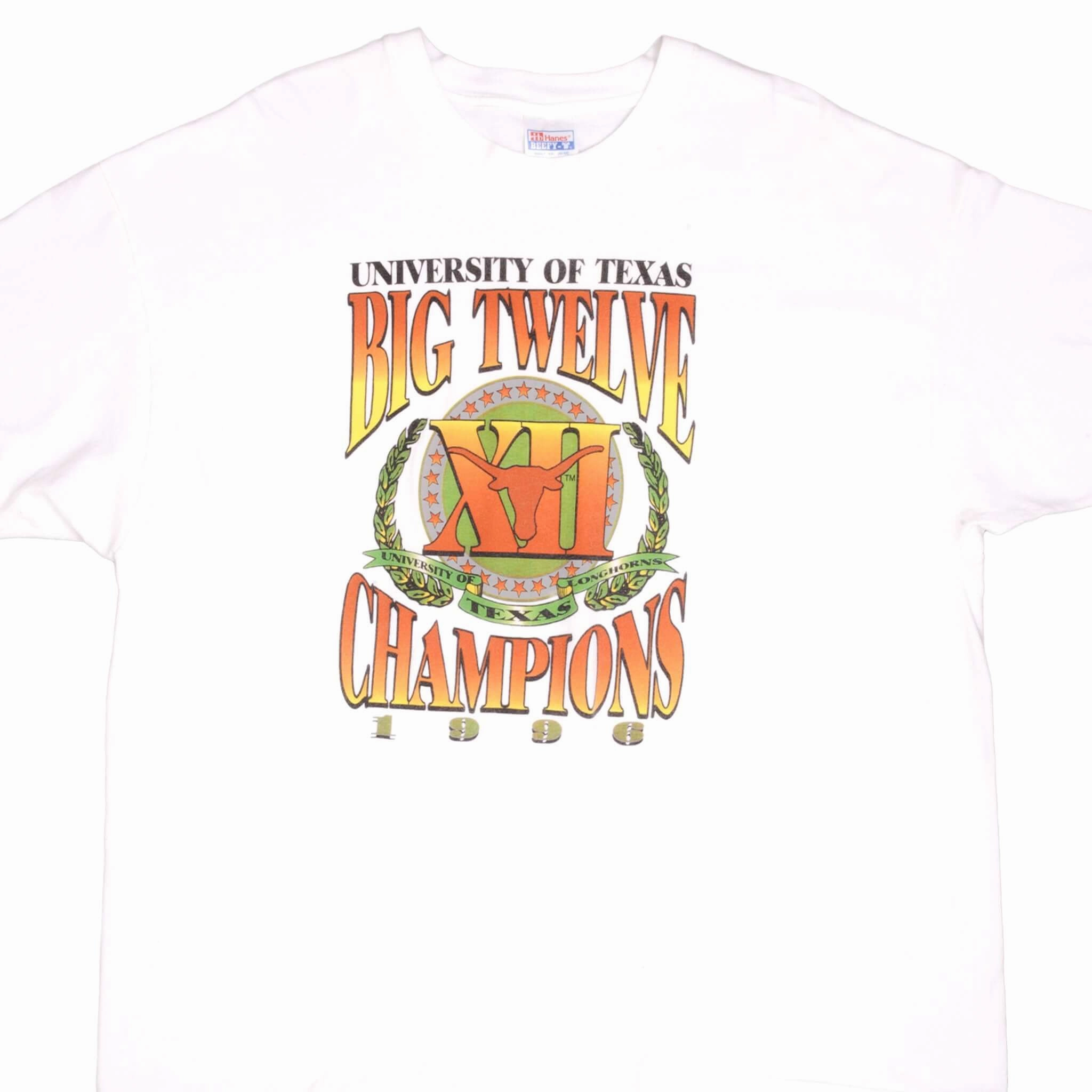 Cool Layering Everyday Comfort VINTAGE UNIVERSITY OF TEXAS CHAMPION 1996 TEE SHIRT SIZE 2XL MADE IN USA