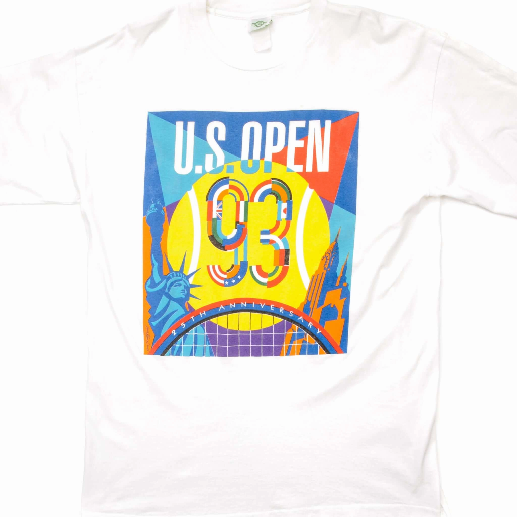 VINTAGE US OPEN 25TH ANNIVERSARY TEE SHIRT 1993 SIZE LARGE Relaxed and Easy