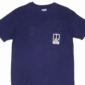 VINTAGE USC HIMS R/V JOHN VICKERS TEE SHIRT 1990S SIZE MEDIUM MADE IN USA Pocket Detailing