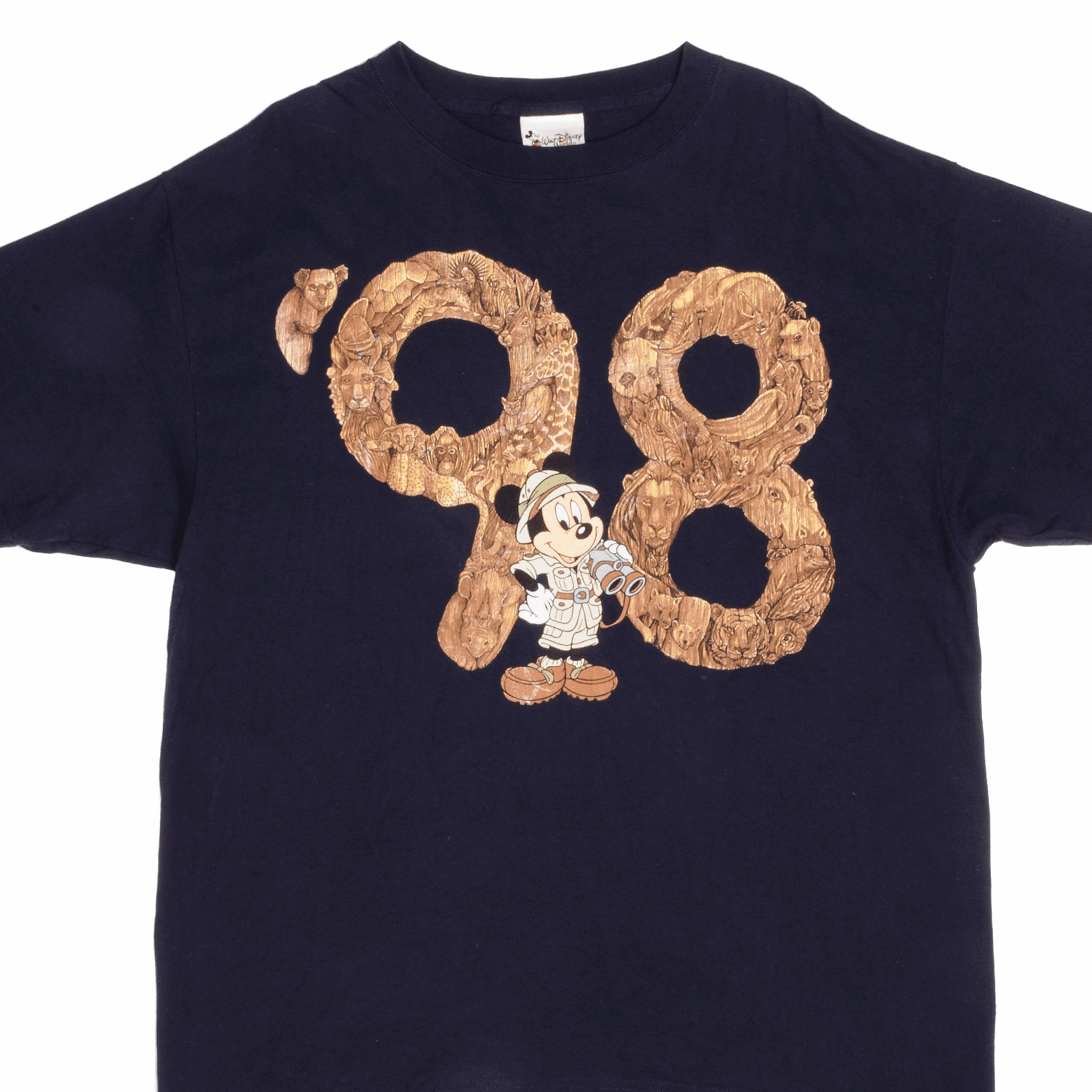 VINTAGE WALT DISNEY WORLD ANIMAL KINGDOM TEE SHIRT 1998 XL MADE USA Weekend Essential