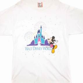Comfy Look VINTAGE WALT DISNEY WORLD TEE SHIRT SIZE LARGE MADE IN USA