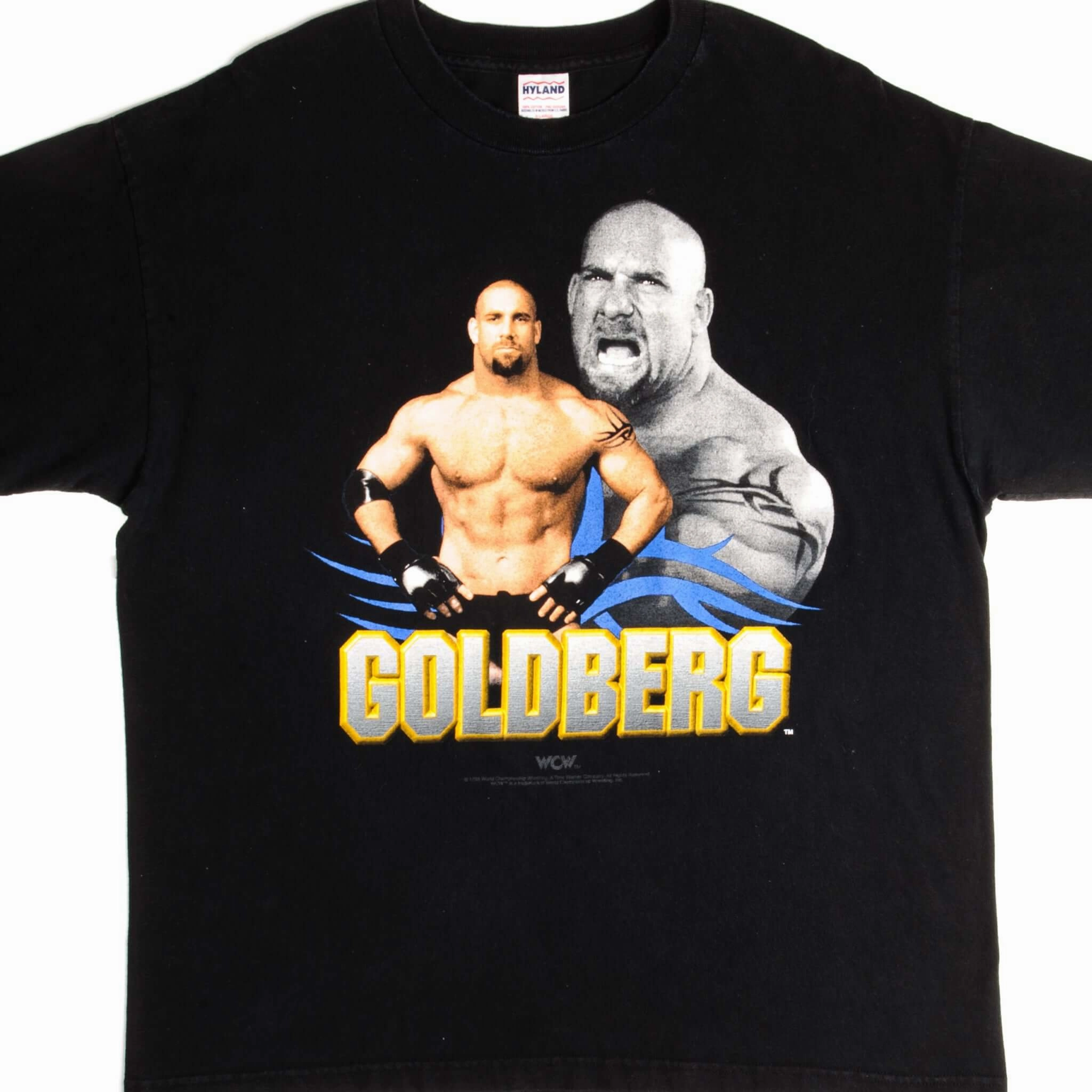 Perfect for Layering VINTAGE WCW GOLDBERG TEE SHIRT 1998 SIZE XL MADE IN USA