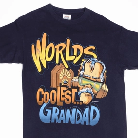 Teenager fashion Casual Flex Wear VINTAGE WORLDS COOLEST GRANDAD 1994 TEE SHIRT SIZE LARGE MADE IN USA