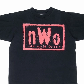 VINTAGE WRESTLING NWO NEW WORLD ORDER 1998 TEE SHIRT XL Breathable Stretch