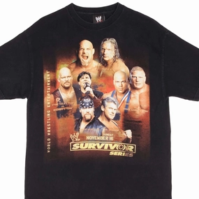 VINTAGE WWE SURVIVOR SERIES 2002 TEE SHIRT SIZE MEDIUM Low carbon footprint