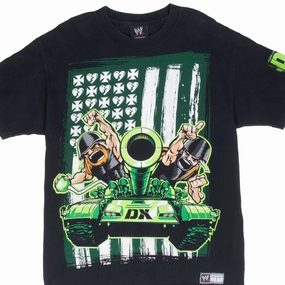 Performance Stretch VINTAGE WWE WWF D GENERATION X ARMY TEE SHIRT 2007 LARGE