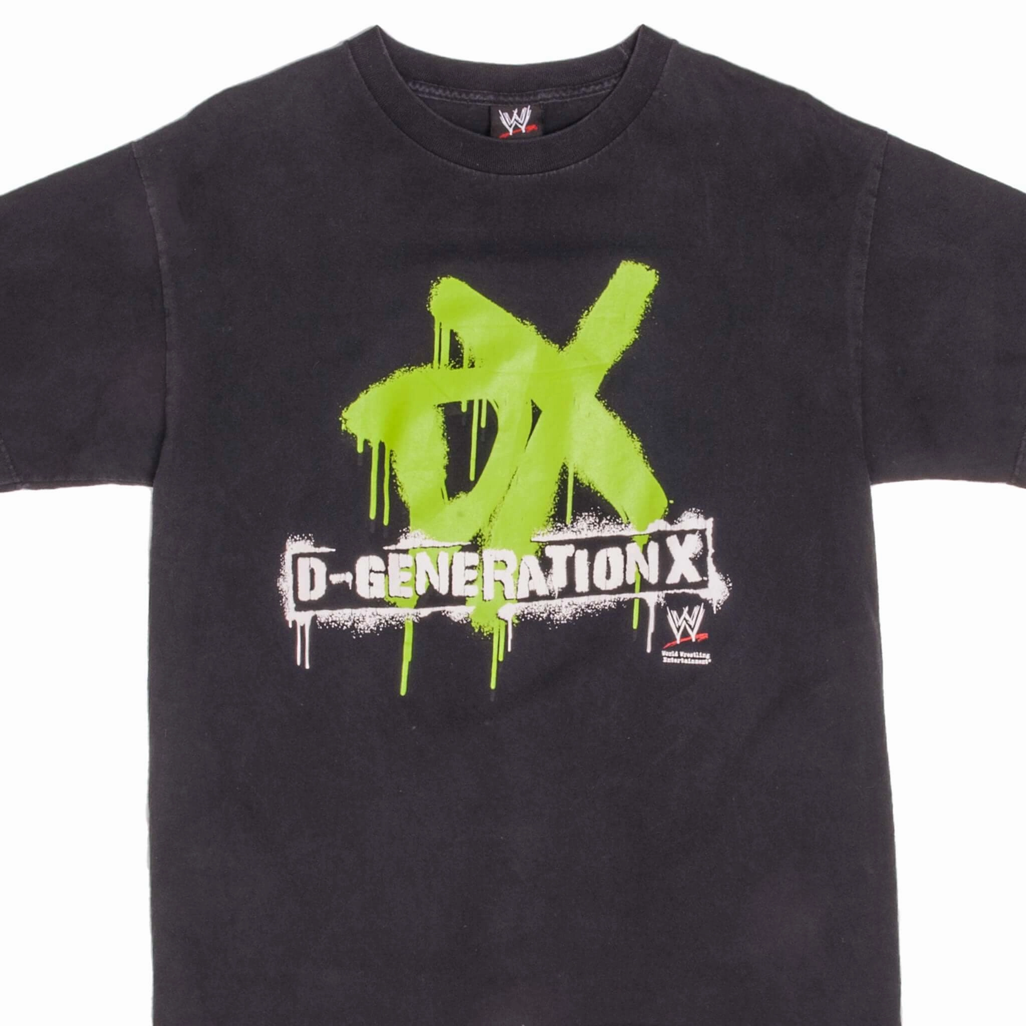 VINTAGE WWE WWF D GENERATION X TEE SHIRT 2007 LARGE Holiday Style Trend Minimalist Wear