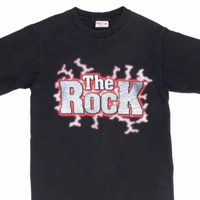 Playful Design VINTAGE WWE WWF THE ROCK TEE SHIRT 1996 SIZE SMALL MADE IN USA