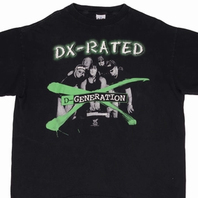 Classic Trend Look VINTAGE WWF D GENERATION X DX RATED TEE SHIRT 1998 SIZE XL