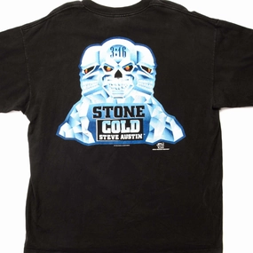 Stretchy Fit VINTAGE WWF STONE COLD STEVE AUSTIN TEE SHIRT 1997 SIZE XL