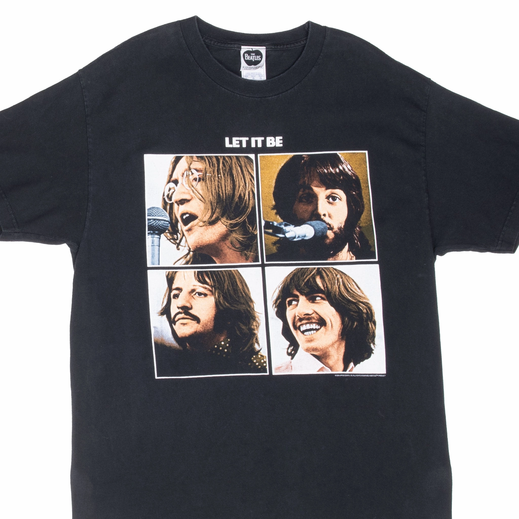 VINTAGE THE BEATLES LET IT BE 2005 TEE SHIRT LARGE Streetwear attitude Street Casual Look