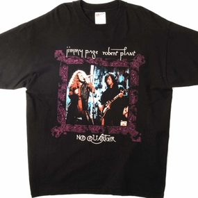 Cozy Layer Fit Bold Look VINTAGE JIMMY PAGE & ROBERT PLANT WORLD TOUR 1995 TEE SHIRT SIZE XL
